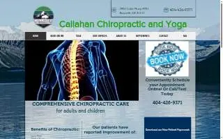 Callahan Chiropractic Office website