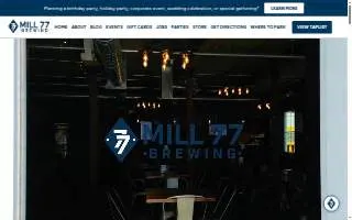 Mill 77 Brewing of Amesbury website