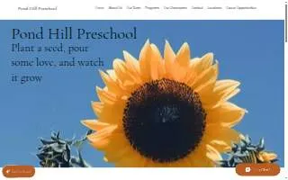 Pond Hill Preschool website