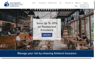 Amherst Insurance website