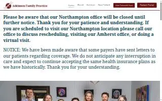 Atkinson Family Practice website