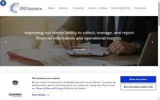 CFO Solutions, LLC website