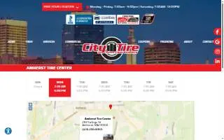 City Tire - Amherst website