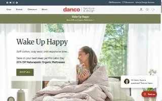 Danco Furniture & Design website