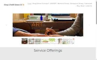 Allergy & Health Balance LLC website
