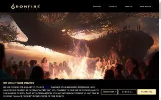 Bonfire Studios of Andover website