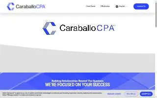 Caraballo CPA website