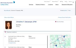 Christine F. Dalrymple, DPM of Andover