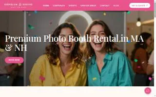 EverGlow Booths website