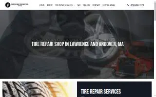 First Class Tire Shop Inc. website