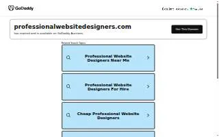 Professional Website Services of Andover website