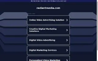 Radiant Media of Andover website