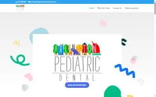 Arlington Pediatric Dental website