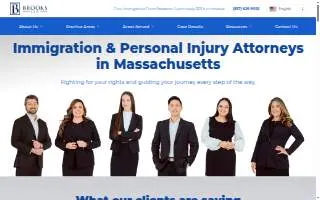 Brooks Law Firm of Arlington website
