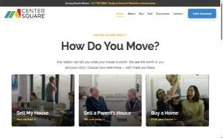 Center Square Realty website