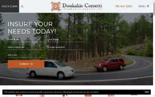 Doukakis-Corsetti Insurance Agency Inc. website