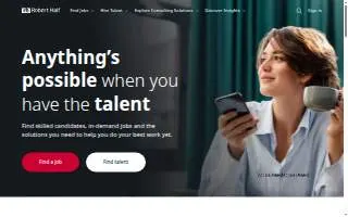 Robert Half Recruiters & Employment Agency of Portsmouth website