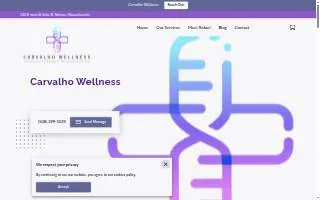 Carvalho Wellness of Attleboro website