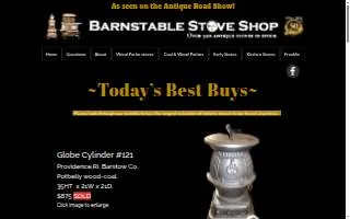 Barnstable Stove Shop website