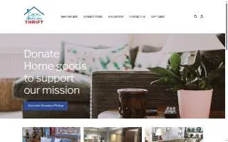 Cape Abilities Thrift website