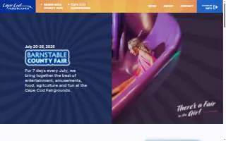 Cape Cod Fairgrounds website