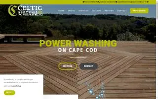 Celtic Services, Inc Powerwashing website