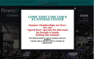 Fitness500 Club of Barnstable website