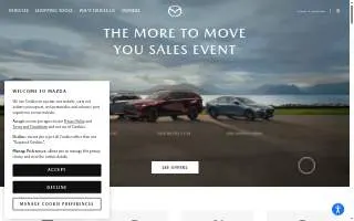 Mazda Cape Cod Service Center website