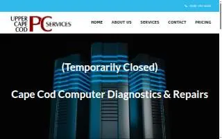 Upper Cape Cod PC Services website