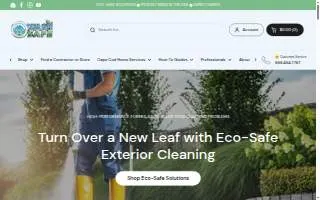 Wash Safe Cape Cod Home Services: Eco-Safe Roof Cleaning & Power Washing of Barnstable website