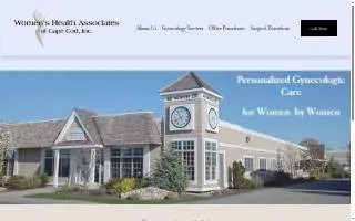 Women's Health Associates of Cape Cod website