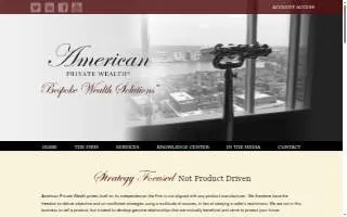 American Private Wealth of Bedford website