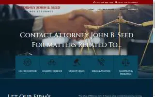 Attorney John B. Seed website