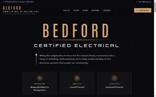 Bedford Certified Electrical website