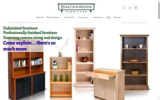 Boston Wood Furniture website