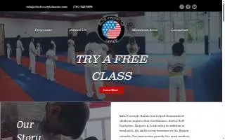 Elite Freestyle Karate of Bedford website