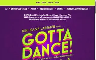Gotta Dance Studio of Bedford website