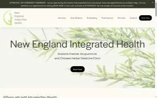 New England Integrated Health of Bedford website