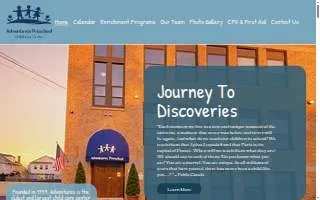 Adventures Preschool Children's Center website