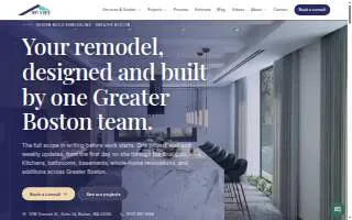 Bay State Remodeling of Belmont website