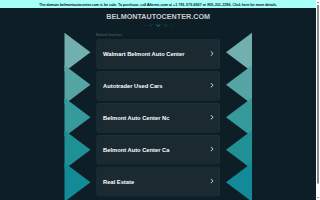 Belmont Auto Center