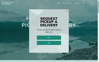 Belmont Hill Cleaners & Alterations website
