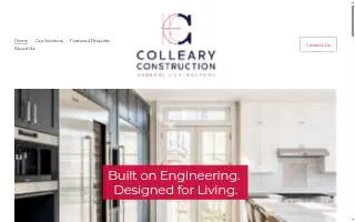 Colleary Construction website