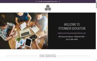 O'Connor Education website