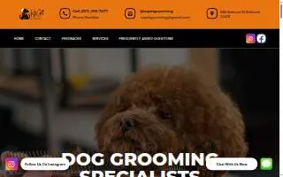 R&C Pet Grooming of Belmont website