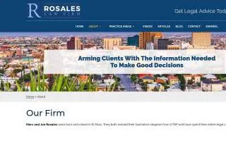 Rosales & Rosales website