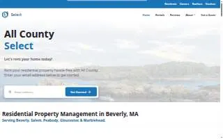 All County Select Property Management website