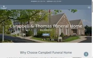 Campbell Funeral Home website