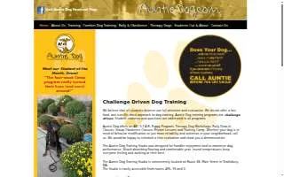 Auntie Dog website