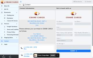 Crane Cargo Inc